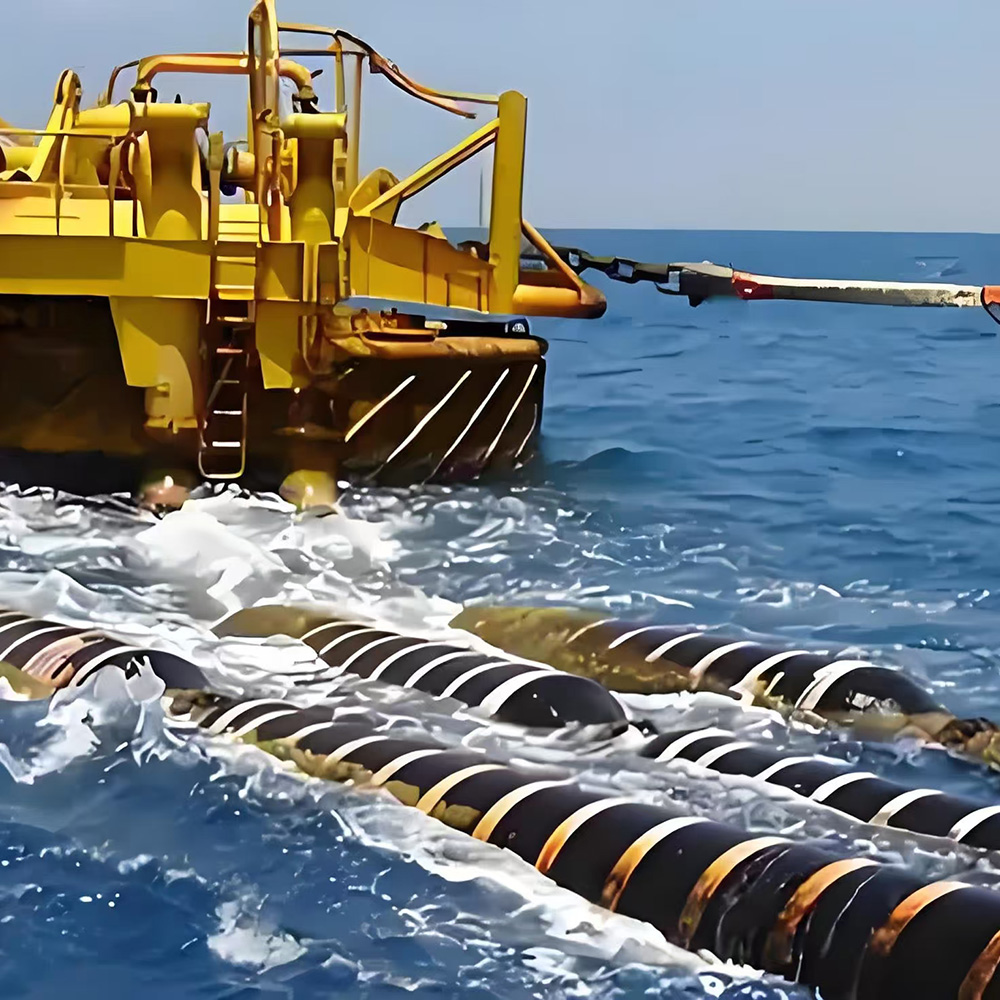 Mud discharge dredging rubber hose